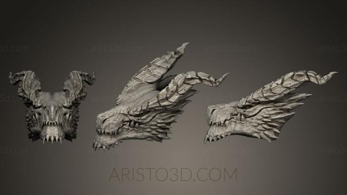 Busts of heroes and monsters (BUSTH_0350) 3D model for CNC machine